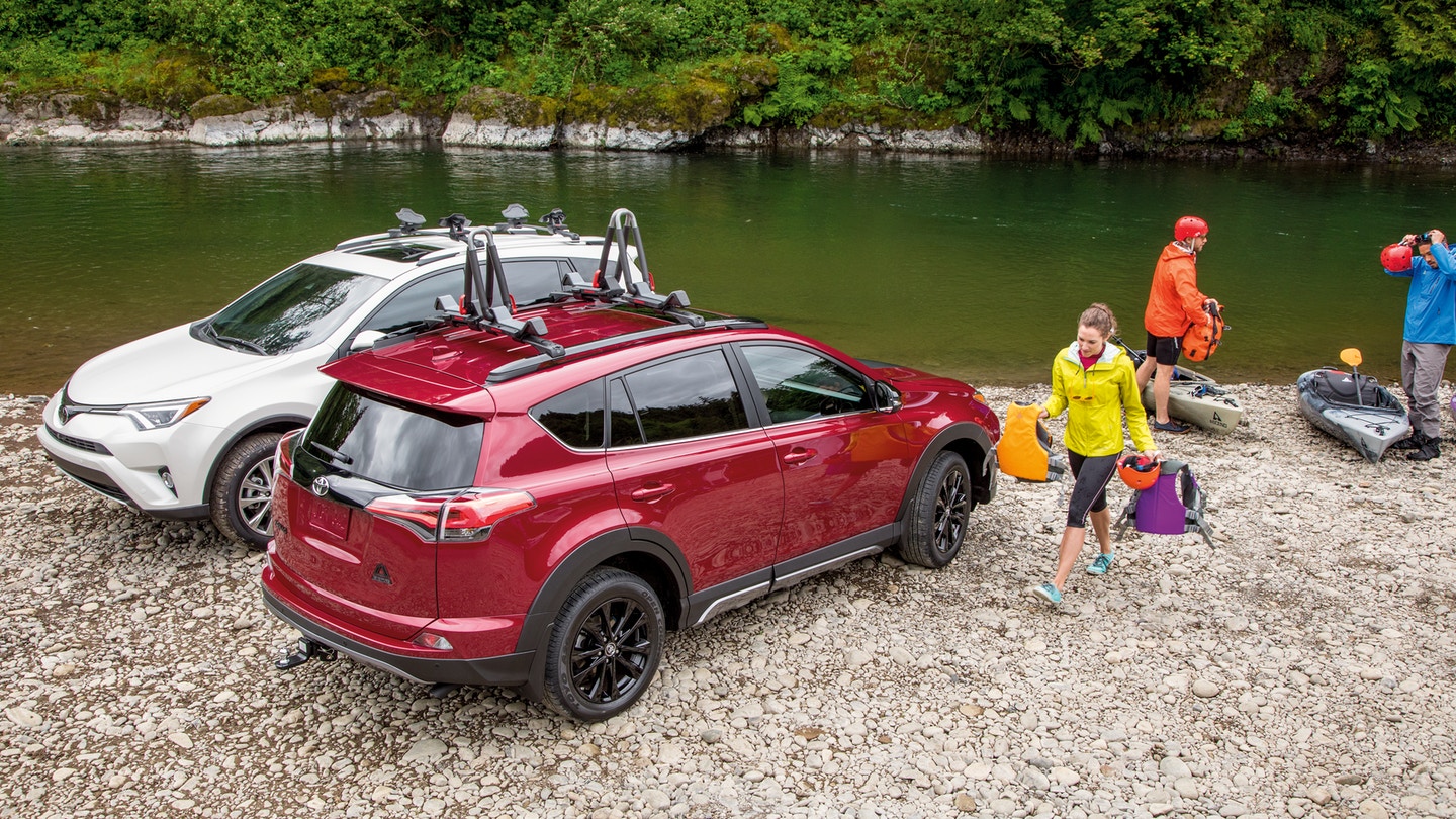 2018 Toyota RAV4 Trail River Exterior Front and Rear